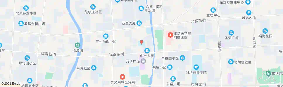 潍坊潍坊十中_公交站地图_潍坊公交_妙搜公交查询2024