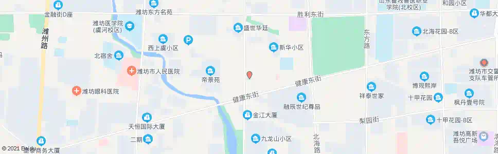 潍坊奎文法院_公交站地图_潍坊公交_妙搜公交查询2024