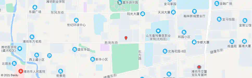 潍坊怡馨花园_公交站地图_潍坊公交_妙搜公交查询2024