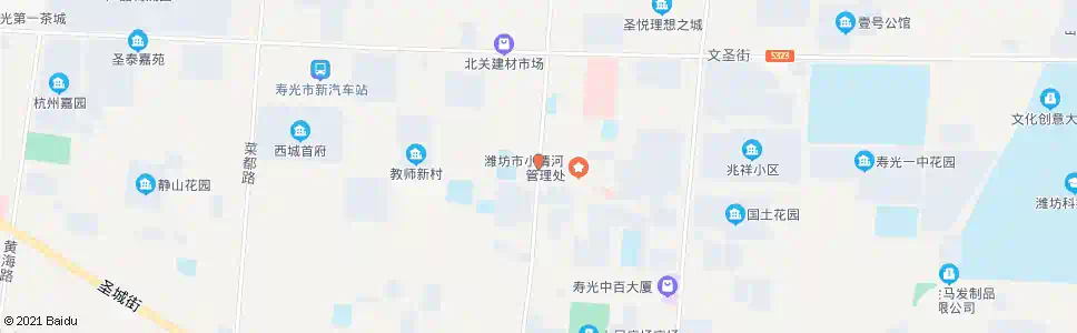 潍坊圣都高级中学_公交站地图_潍坊公交_妙搜公交查询2024