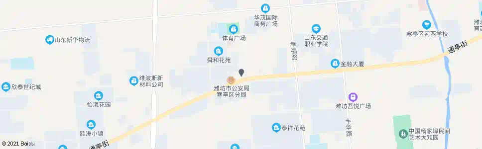 潍坊寒亭区检察院_公交站地图_潍坊公交_妙搜公交查询2024