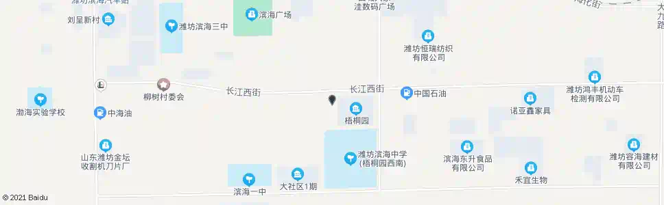 潍坊梧桐园小区_公交站地图_潍坊公交_妙搜公交查询2024