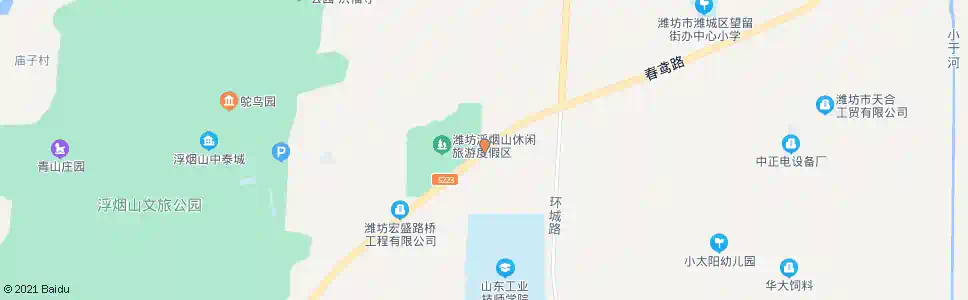 潍坊西安村_公交站地图_潍坊公交_妙搜公交查询2024