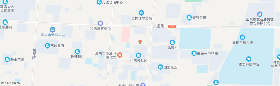 潍坊北坦村_公交站地图_潍坊公交_妙搜公交查询2024