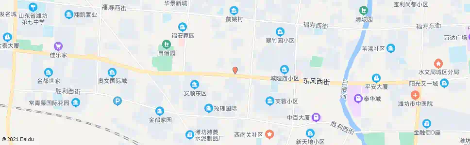 潍坊农村合作银行_公交站地图_潍坊公交_妙搜公交查询2024