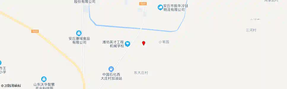 潍坊苇园村(安丘)_公交站地图_潍坊公交_妙搜公交查询2024