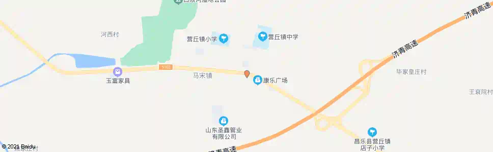 潍坊福田重工_公交站地图_潍坊公交_妙搜公交查询2024