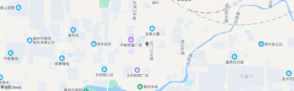 潍坊中百大厦_公交站地图_潍坊公交_妙搜公交查询2024