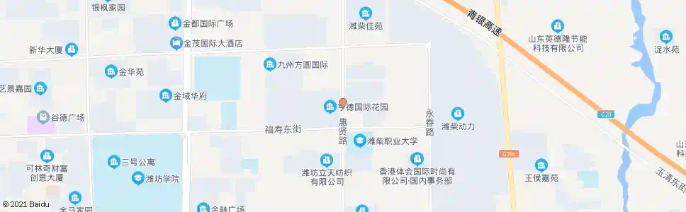 潍坊王谭_公交站地图_潍坊公交_妙搜公交查询2024