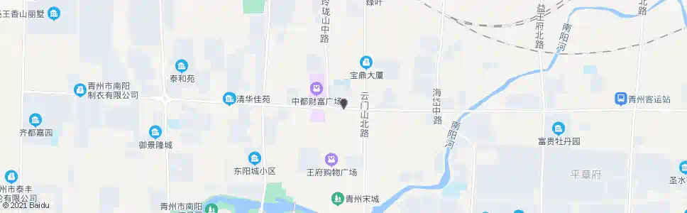 潍坊人民商场(玲珑山中路)_公交站地图_潍坊公交_妙搜公交查询2024