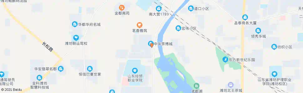 潍坊农业银行_公交站地图_潍坊公交_妙搜公交查询2024