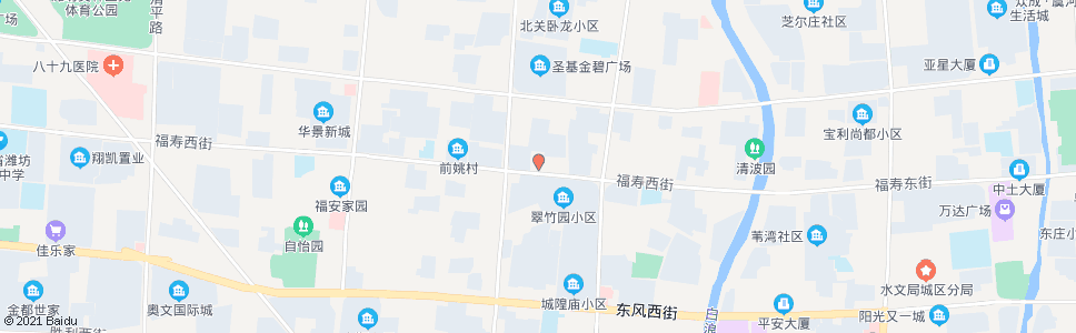 潍坊福寿街路口(佳乐家福寿店)_公交站地图_潍坊公交_妙搜公交查询2024