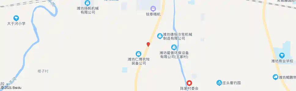 潍坊王家村_公交站地图_潍坊公交_妙搜公交查询2024