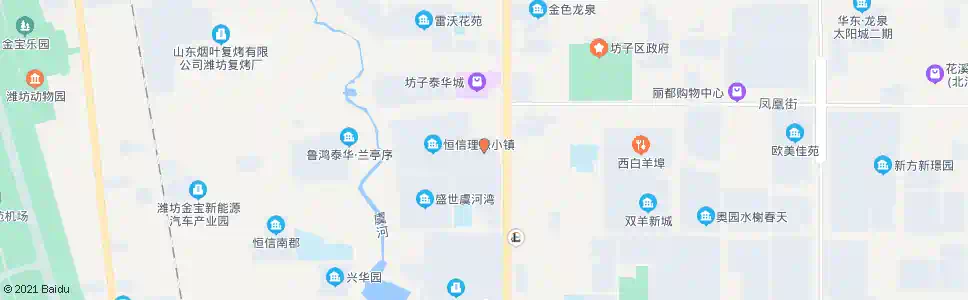 潍坊凯润景城小区(坊子国税局)_公交站地图_潍坊公交_妙搜公交查询2024