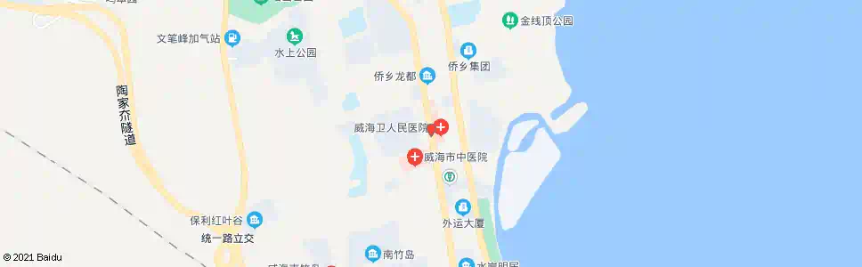 威海骨科医院(中医院)_公交站地图_威海公交_妙搜公交查询2024