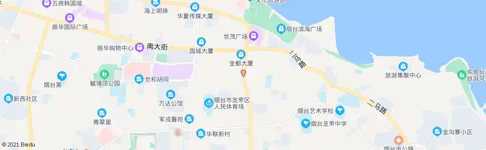 烟台三马路_公交站地图_烟台公交_妙搜公交查询2024