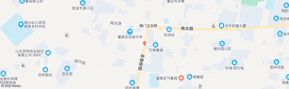 烟台蓬建_公交站地图_烟台公交_妙搜公交查询2024