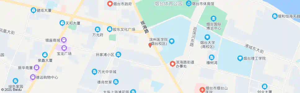 烟台烟台清泉学校东站_公交站地图_烟台公交_妙搜公交查询2024