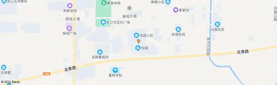 烟台怡园小区_公交站地图_烟台公交_妙搜公交查询2024