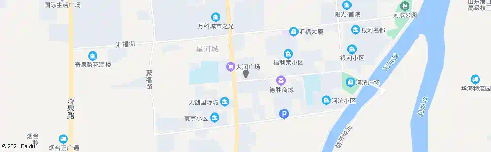 烟台清洋街道办事处_公交站地图_烟台公交_妙搜公交查询2024