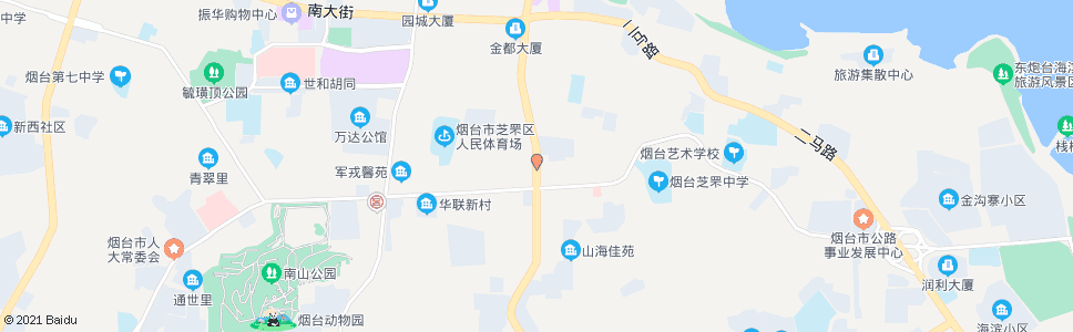 烟台华侨新村_公交站地图_烟台公交_妙搜公交查询2024