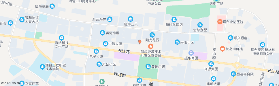 烟台星颐广场(市口腔医院开发区分院)_公交站地图_烟台公交_妙搜公交查询2024