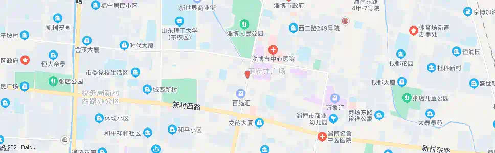 淄博天泰金店珠宝城_公交站地图_淄博公交_妙搜公交查询2024