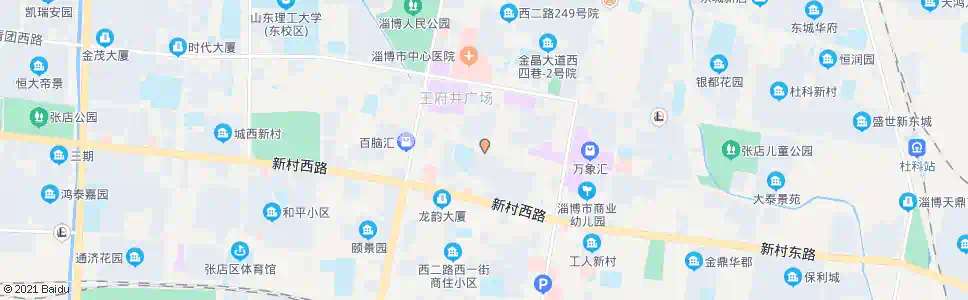 淄博开元文化大世界_公交站地图_淄博公交_妙搜公交查询2024