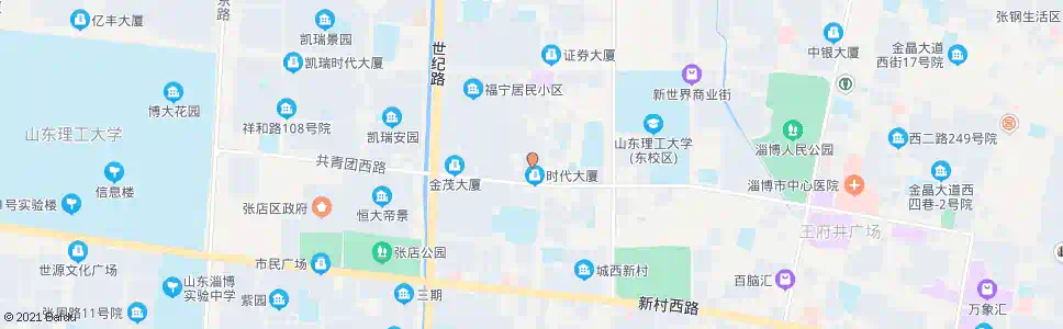 淄博中关村科技城_公交站地图_淄博公交_妙搜公交查询2024