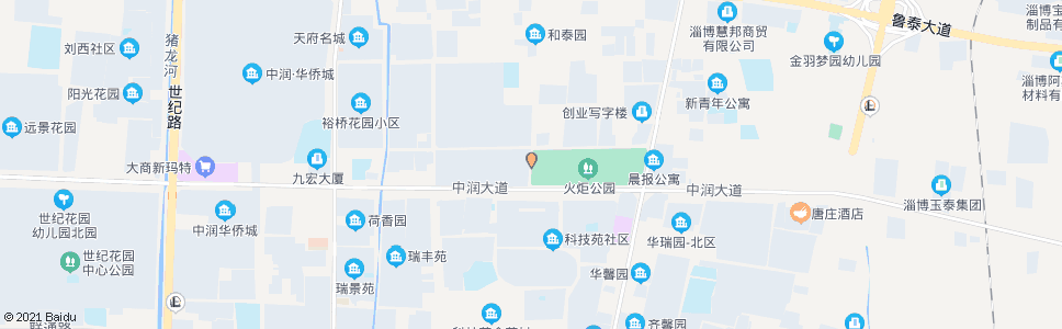 淄博创业_公交站地图_淄博公交_妙搜公交查询2024