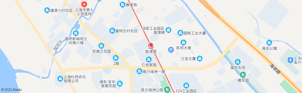 上海航津路站_公交站地图_上海公交_妙搜公交查询2024