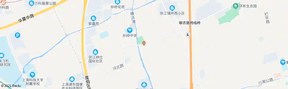 上海科农路孙桥路_公交站地图_上海公交_妙搜公交查询2024