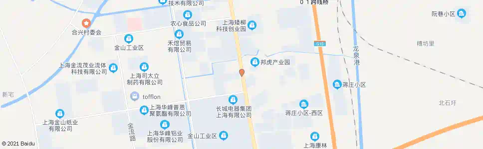 上海金山大道亭卫公路(招呼站)_公交站地图_上海公交_妙搜公交查询2024