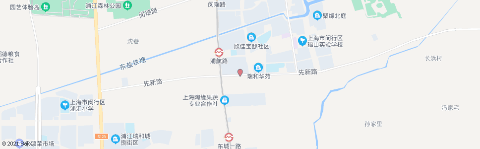 上海先新路三鲁公路_公交站地图_上海公交_妙搜公交查询2024