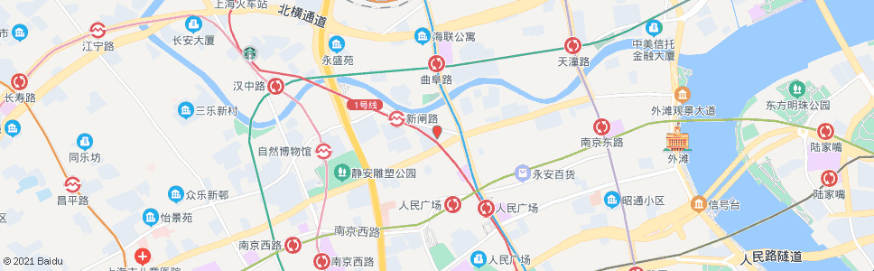 上海长沙路北京西路_公交站地图_上海公交_妙搜公交查询2024