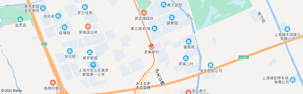 上海龙南新村_公交站地图_上海公交_妙搜公交查询2024