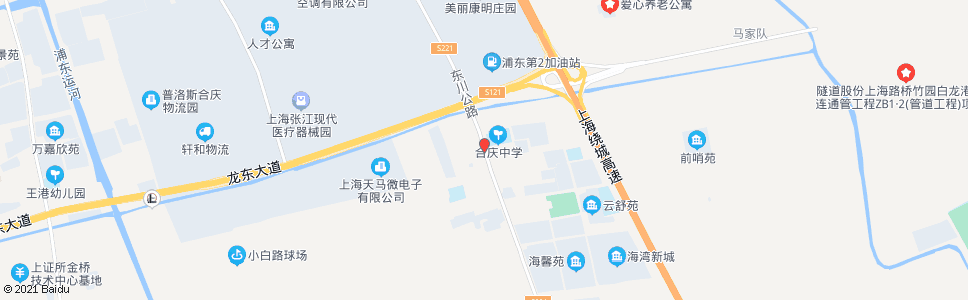 上海东川公路前哨路_公交站地图_上海公交_妙搜公交查询2024