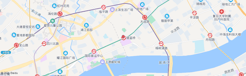 上海东长治路海门路_公交站地图_上海公交_妙搜公交查询2024