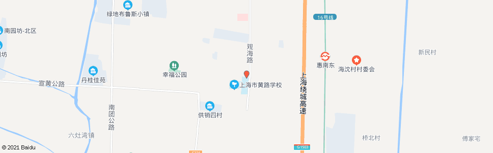 上海黄路_公交站地图_上海公交_妙搜公交查询2024