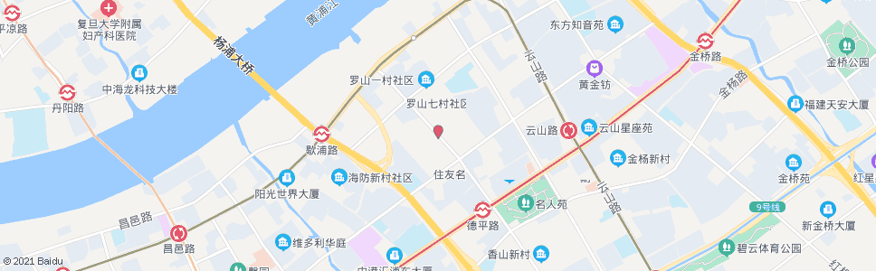 上海罗山新村_公交站地图_上海公交_妙搜公交查询2024