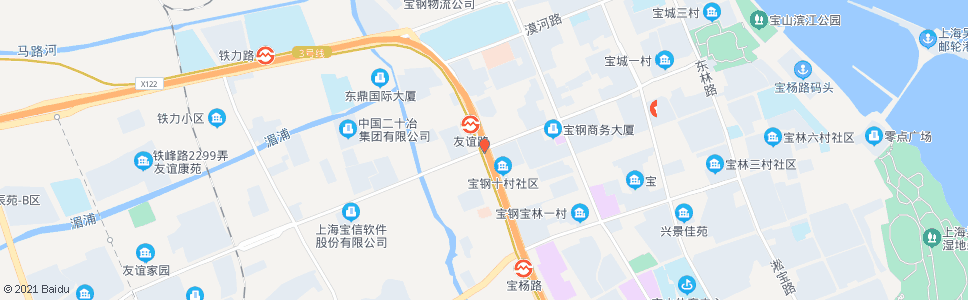 上海同济路友谊路_公交站地图_上海公交_妙搜公交查询2024