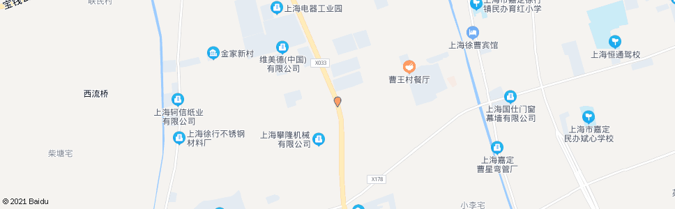 上海浏翔公路徐曹路_公交站地图_上海公交_妙搜公交查询2024