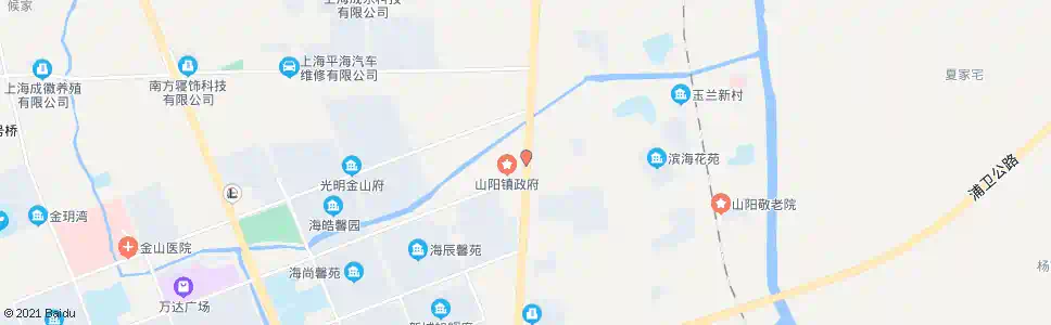 上海亭卫公路金山大道(招呼站)_公交站地图_上海公交_妙搜公交查询2024