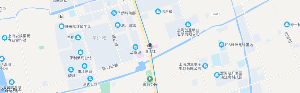 上海浦江村_公交站地图_上海公交_妙搜公交查询2024