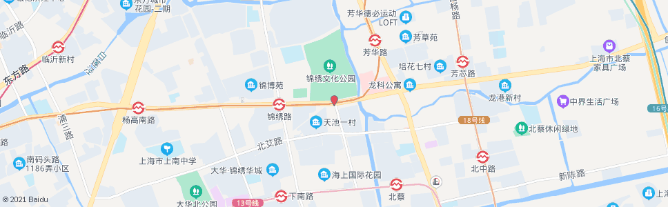 上海高科西路博华路_公交站地图_上海公交_妙搜公交查询2024
