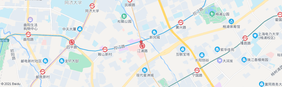 上海江浦路站_公交站地图_上海公交_妙搜公交查询2024