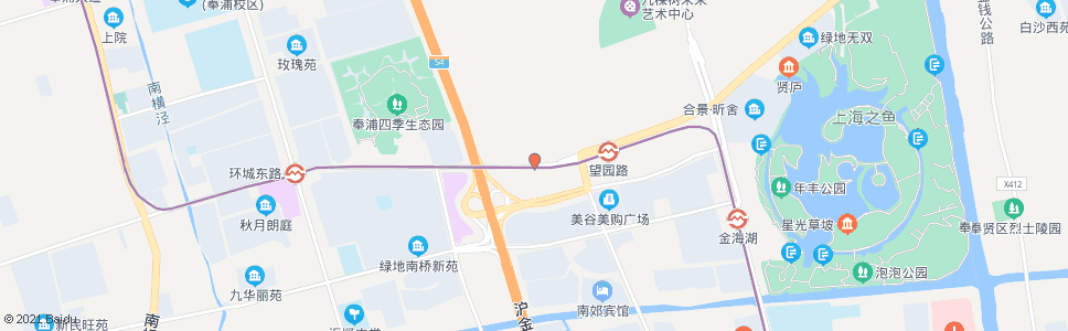 上海南航公路_公交站地图_上海公交_妙搜公交查询2024