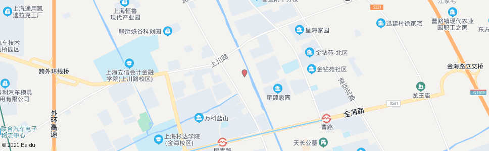 上海民众村_公交站地图_上海公交_妙搜公交查询2024