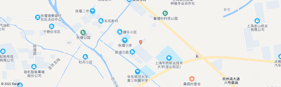 上海张堰_公交站地图_上海公交_妙搜公交查询2024