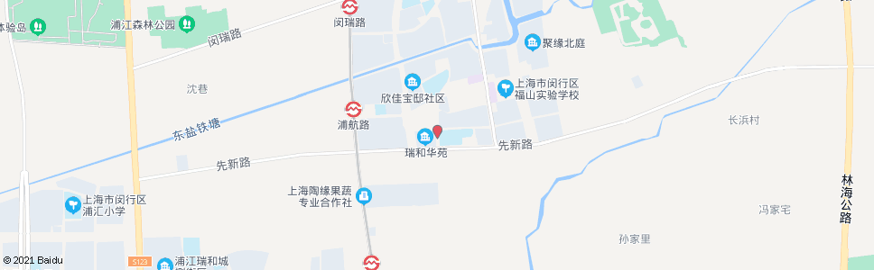 上海江航南路先新路_公交站地图_上海公交_妙搜公交查询2024